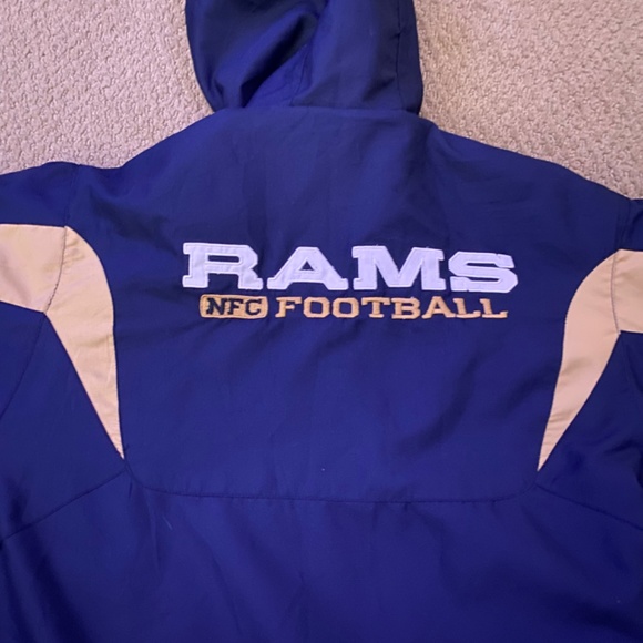 NFL Reebok Rams On Field Jacket - Picture 7 of 7